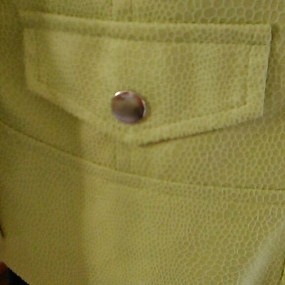 Chico's Faux Leather Zip Up Jacket - Picture 3 of 14